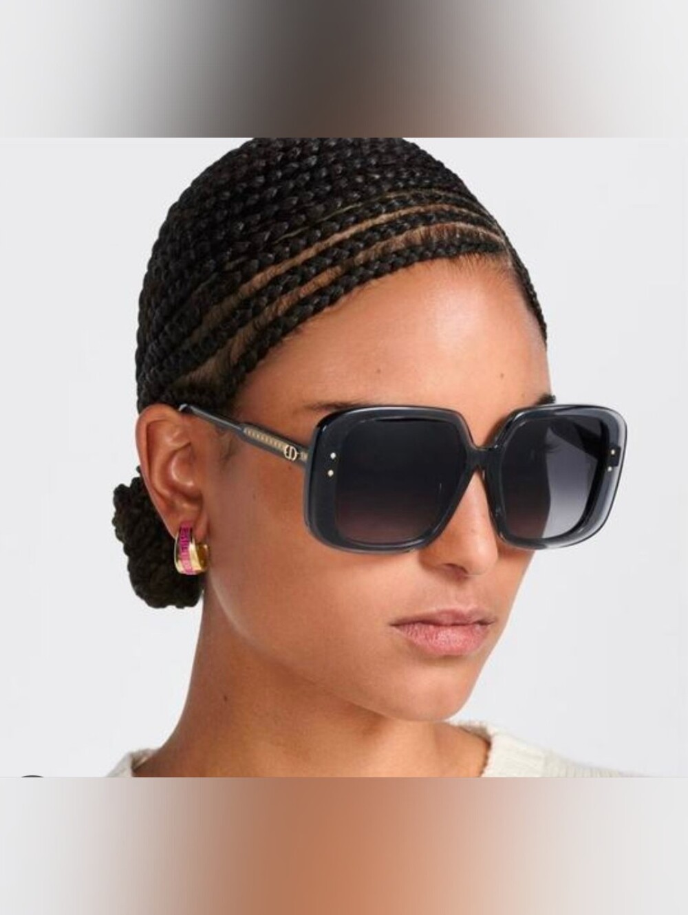 Dior Oversized Square Sunglasses in Soft Purple
